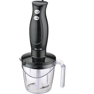 Black stand mixer base with metal attachments on a white background, featuring the sensor